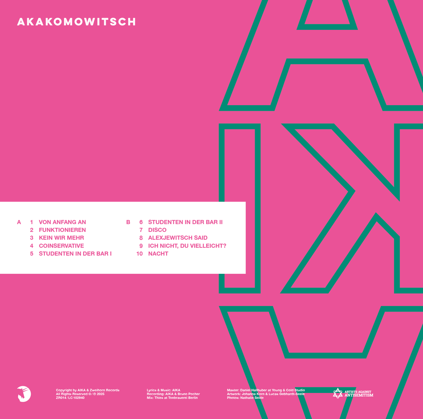 AIKA - Akakomowitsch (Vinyl LP 12'') image 2