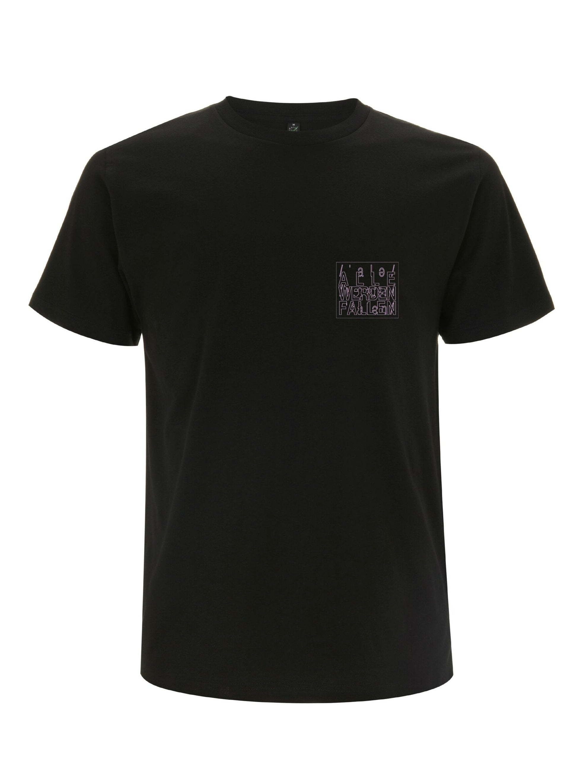 Alle werden fallen Shirt, Black image 0