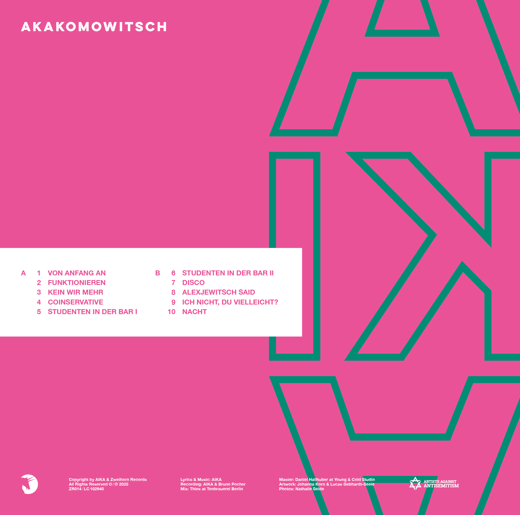 AIKA - Akakomowitsch (Vinyl LP 12'') image 2